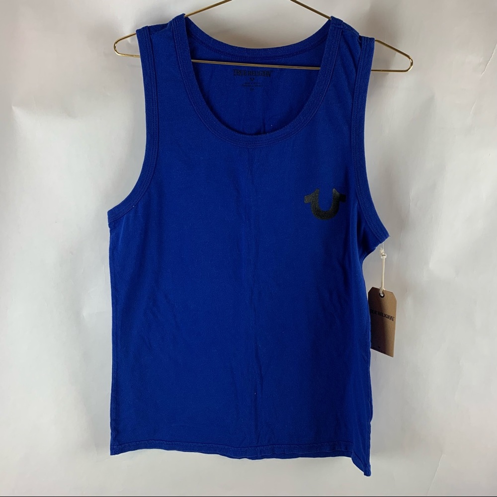 True Religion Men’s Size S Blue Tank